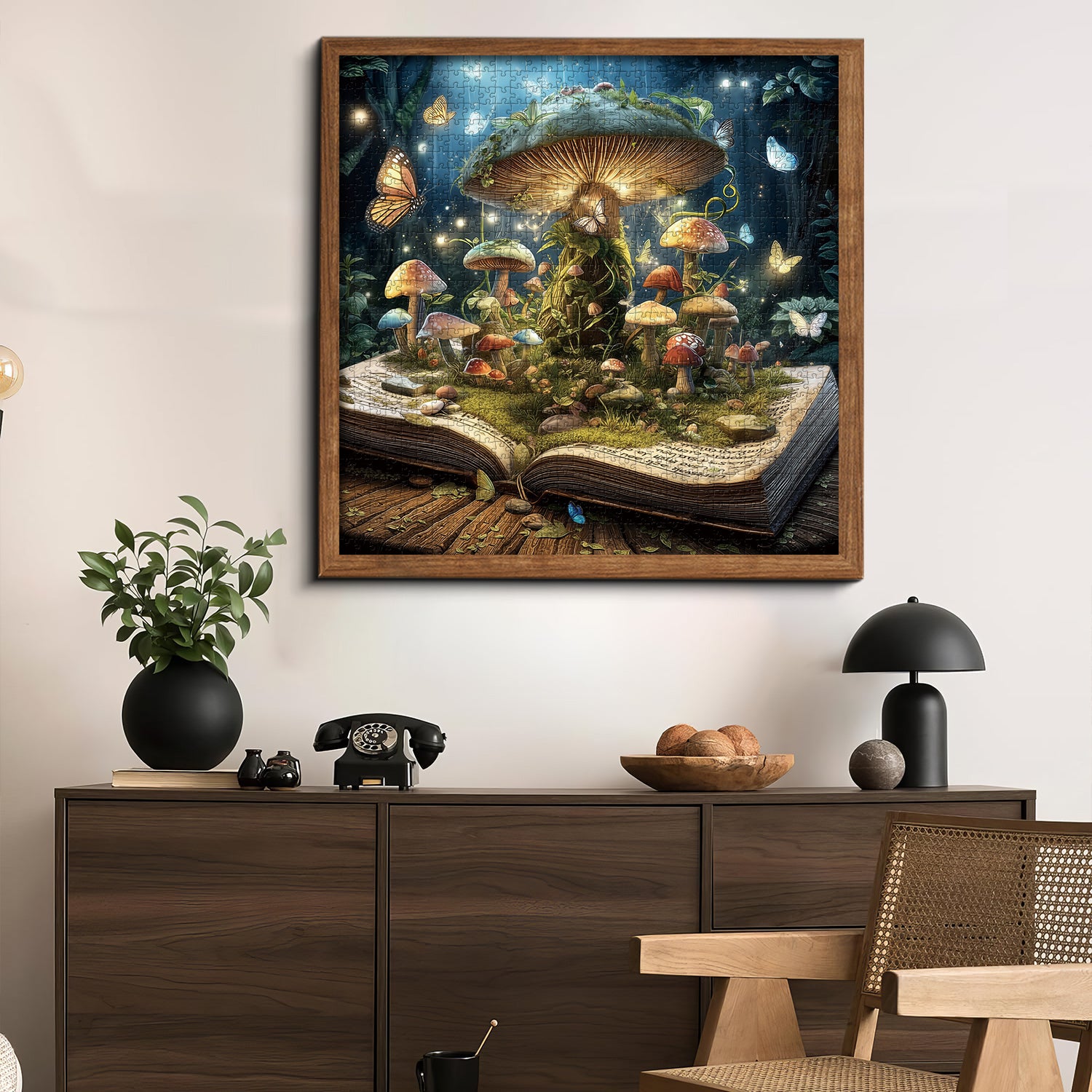 Fantasy Mushroom Book Jigsaw Puzzle 1000 Pieces