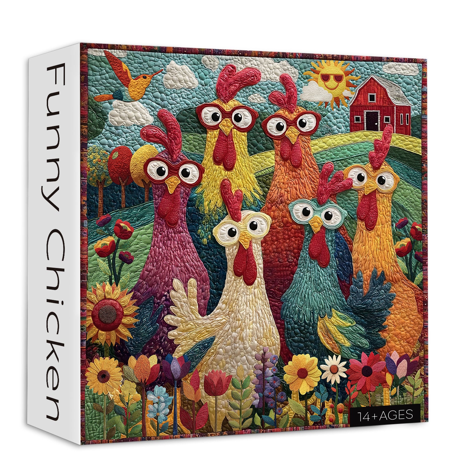 Funny Chicken Jigsaw Puzzle 1000 Pieces