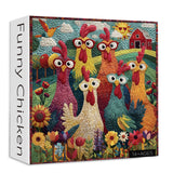 Funny Chicken Jigsaw Puzzle 1000 Pieces