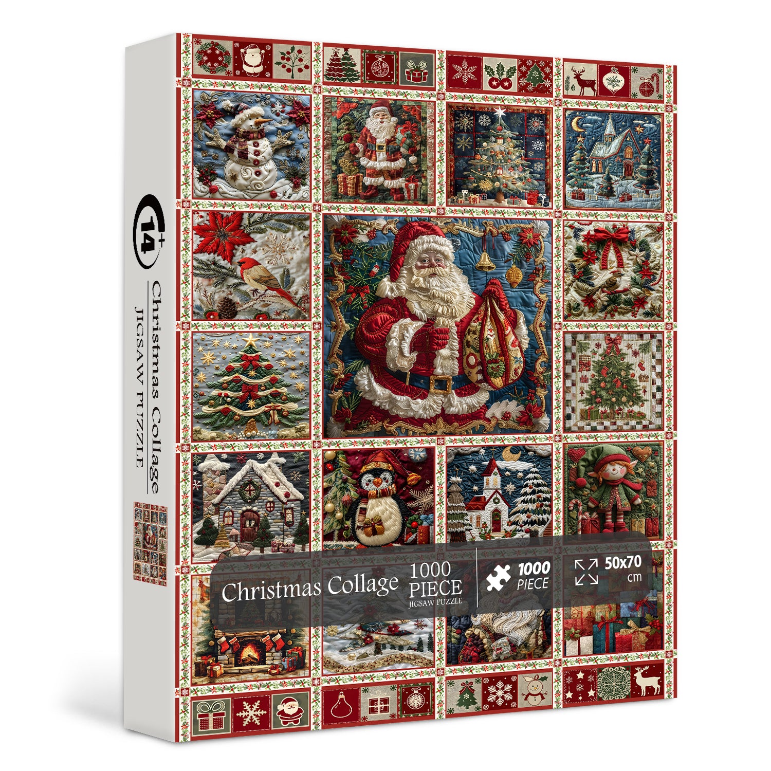 Christmas Collage Jigsaw Puzzle 1000 Pieces