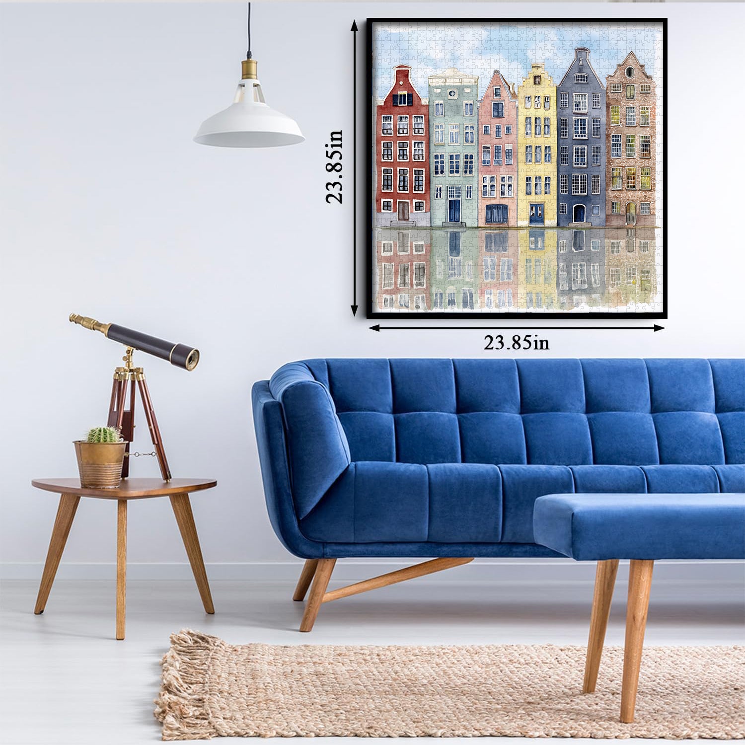 Canal Houses Jigsaw Puzzle 1000 Pieces