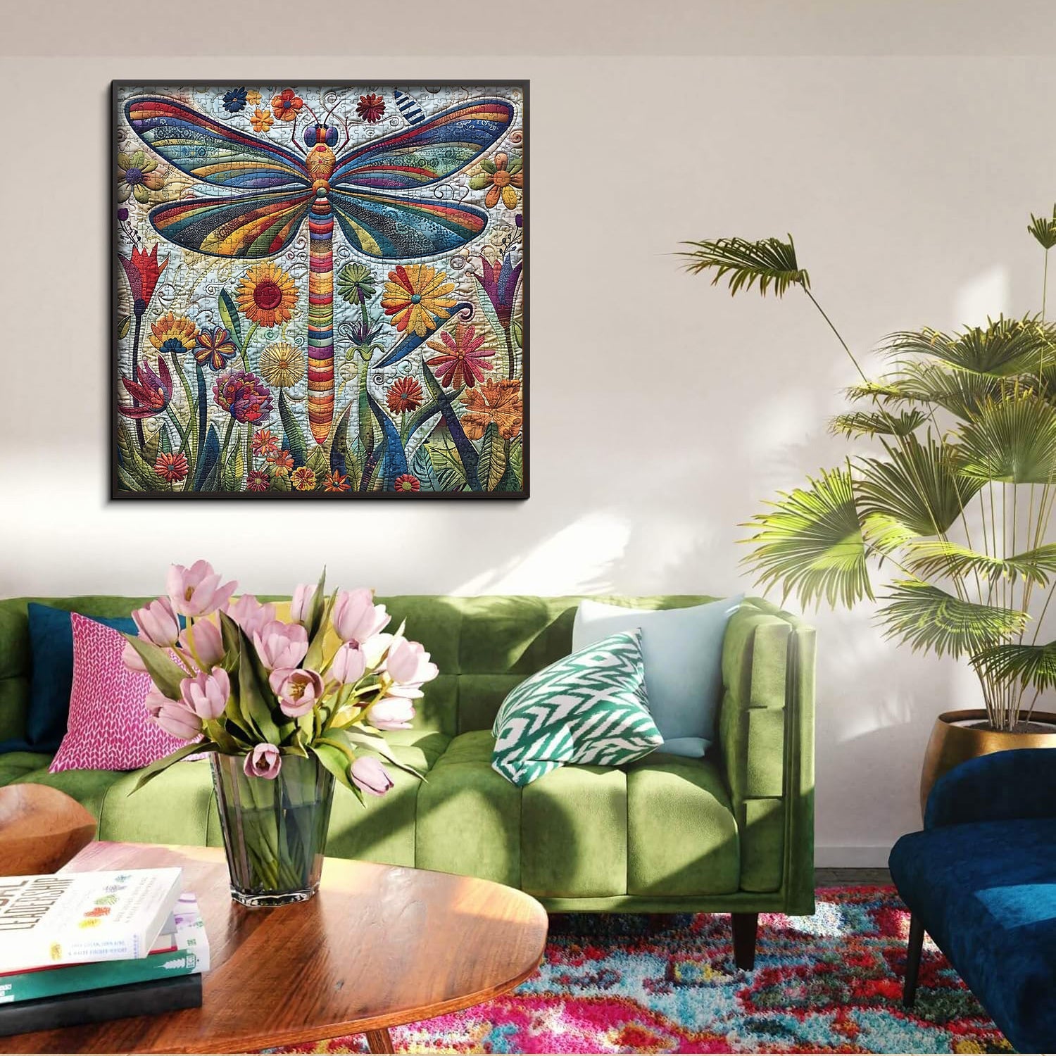 Dragonfly Garden Jigsaw Puzzle 1000 Pieces