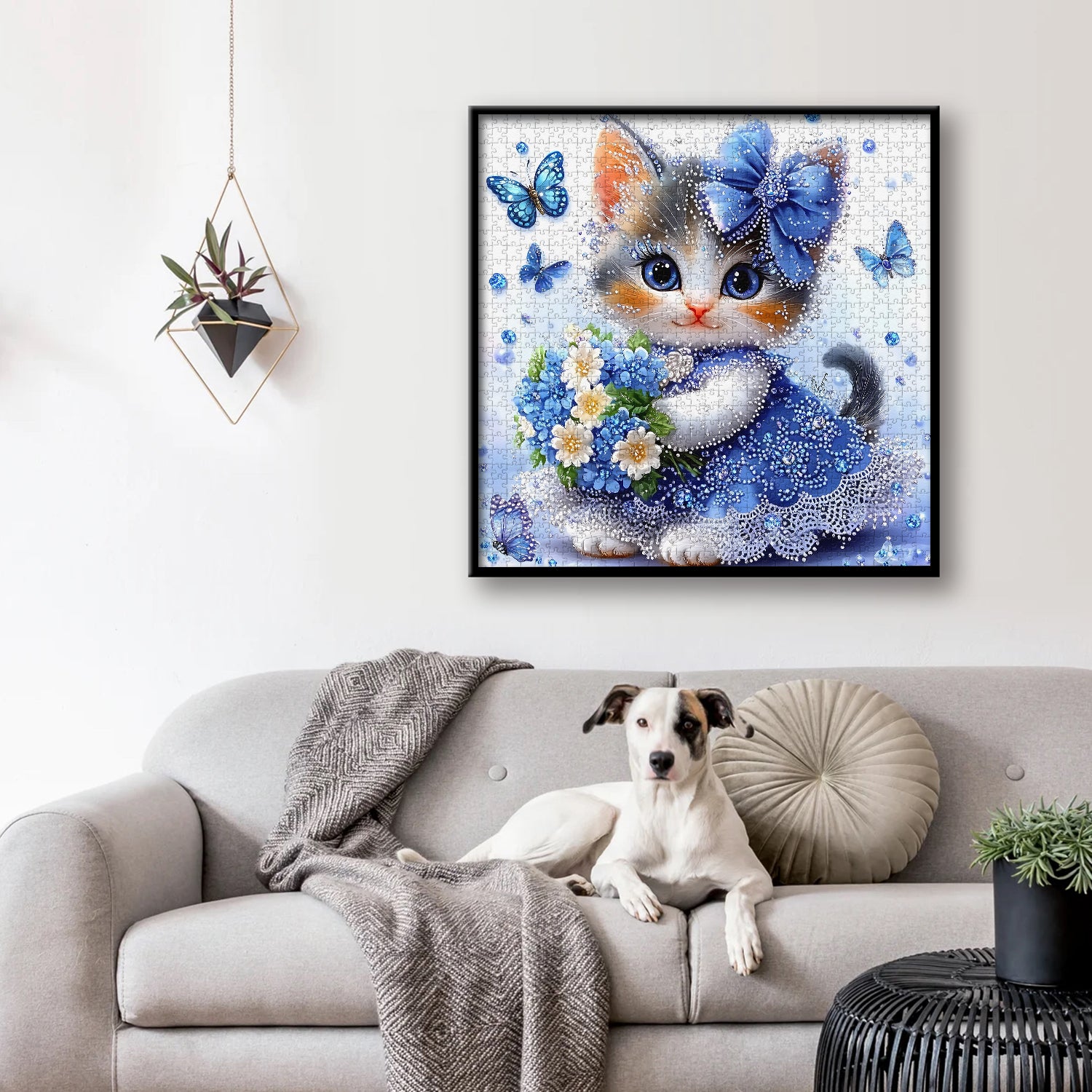 The Sapphire Kitten Jigsaw Puzzle 1000 Pieces