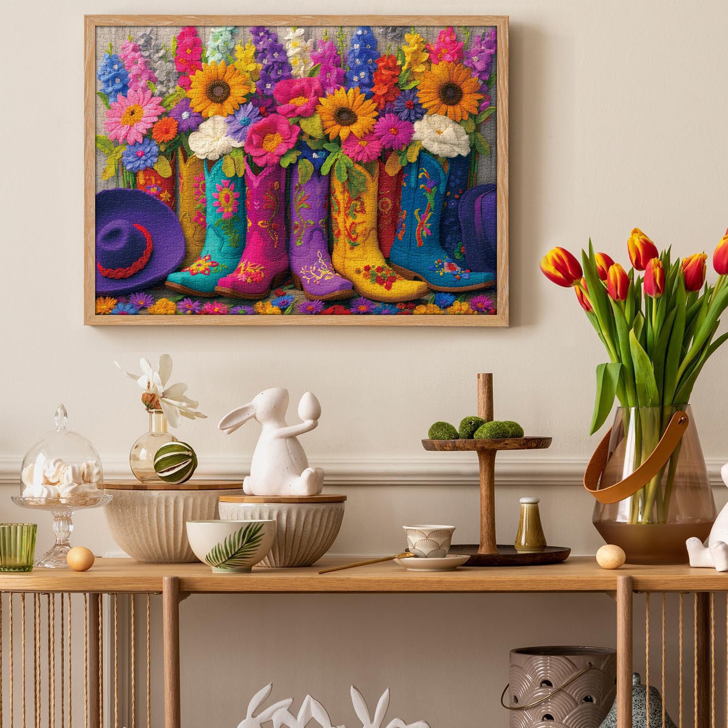 Vibrant Petals Jigsaw Puzzle 1000 Pieces