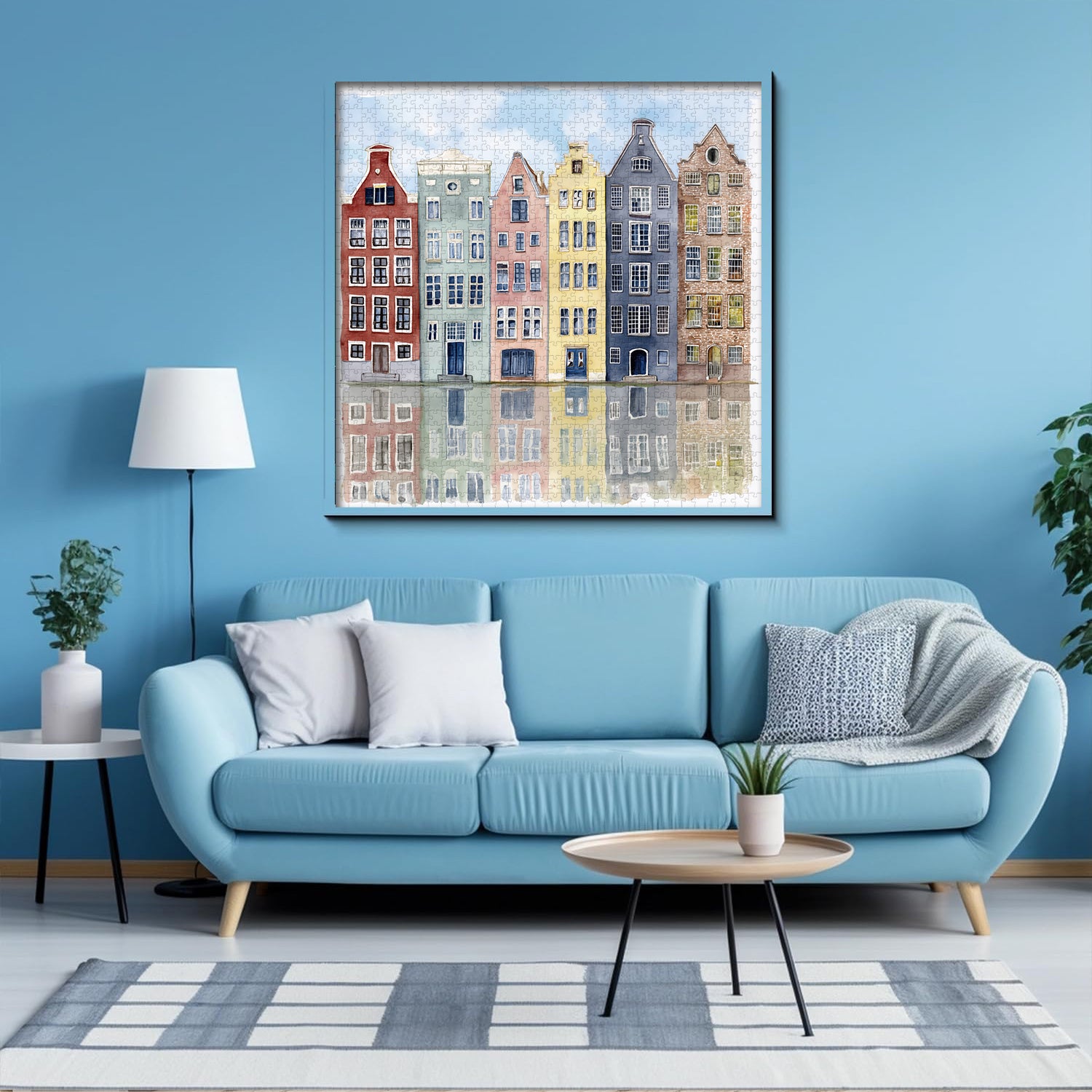 Canal Houses Jigsaw Puzzle 1000 Pieces