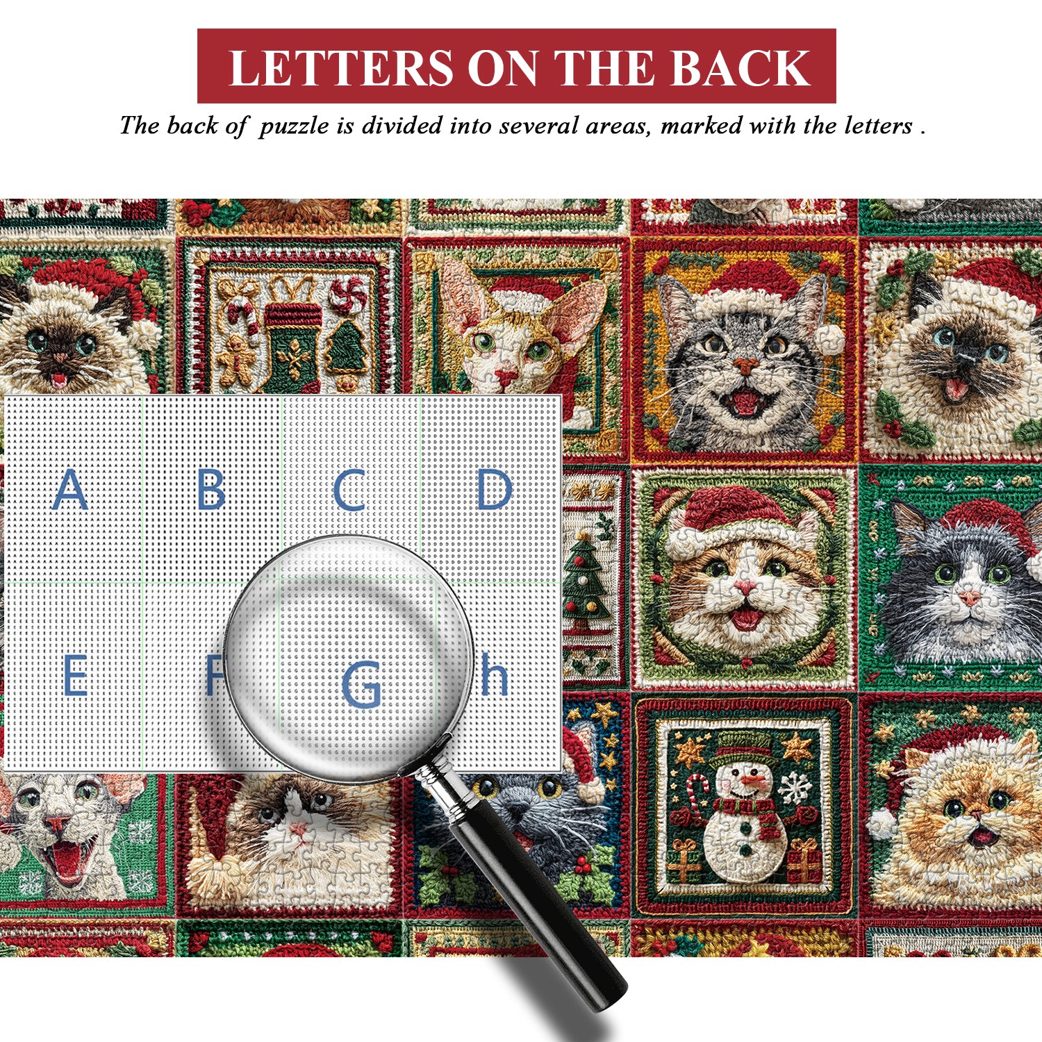 Christmas Cats Jigsaw Puzzle 1000 Pieces