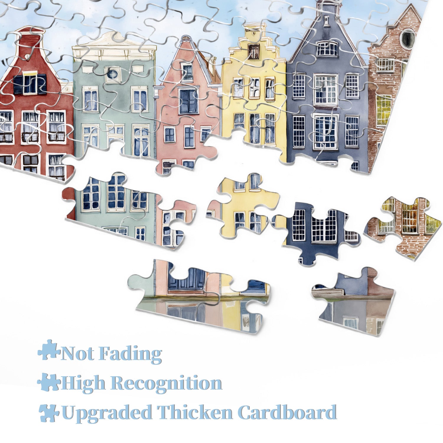 Canal Houses Jigsaw Puzzle 1000 Pieces