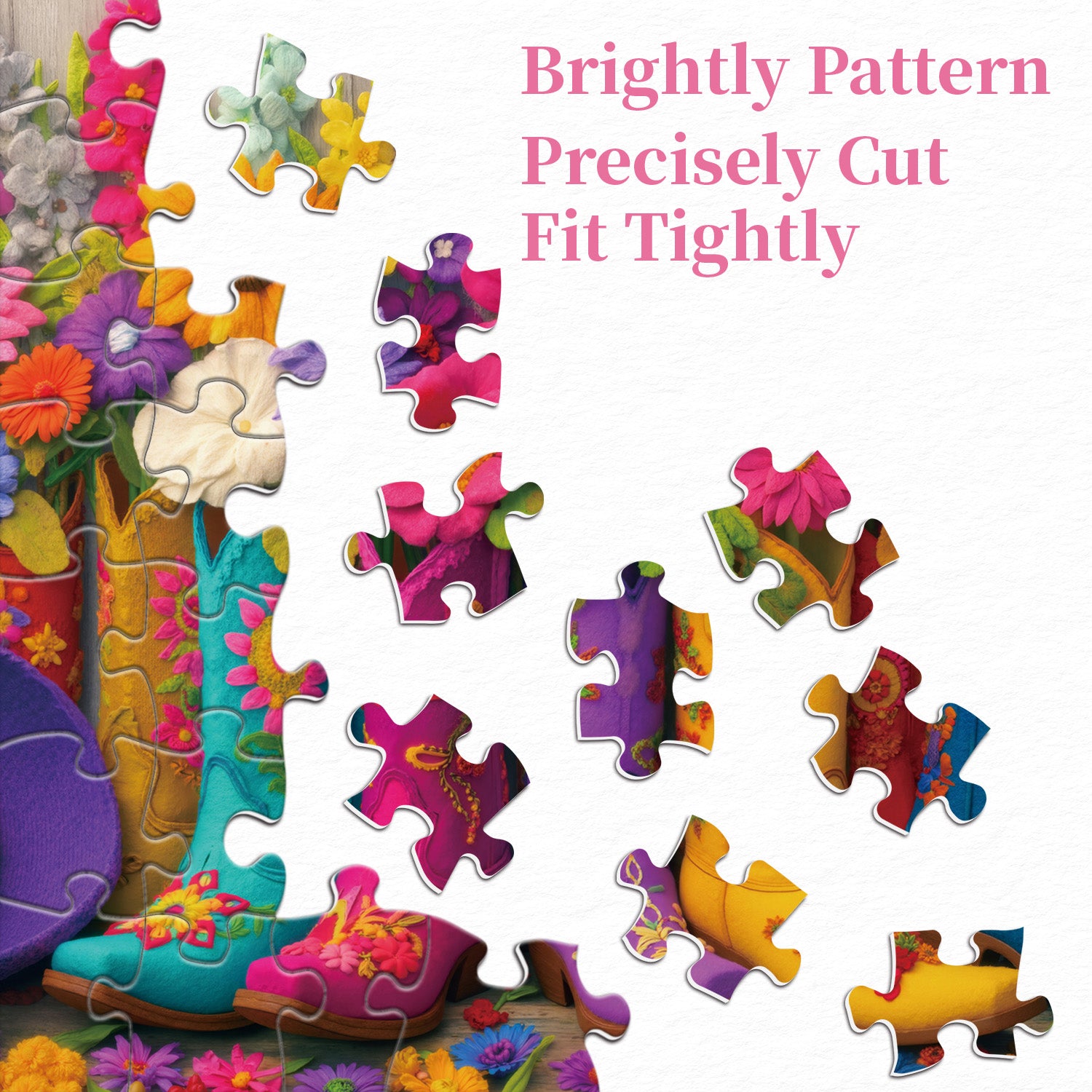 Vibrant Petals Jigsaw Puzzle 1000 Pieces