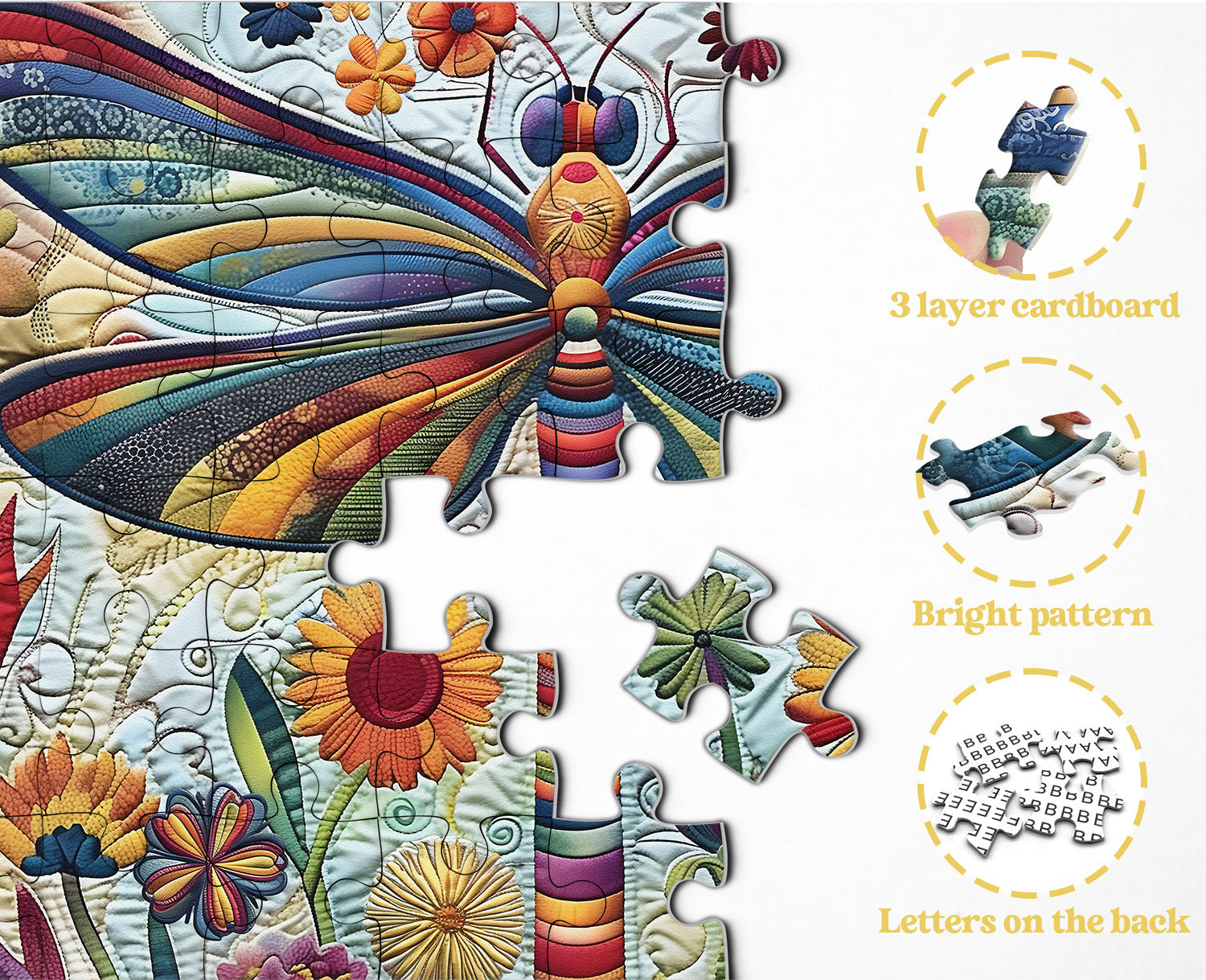 Dragonfly Garden Jigsaw Puzzle 1000 Pieces