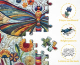 Dragonfly Garden Jigsaw Puzzle 1000 Pieces