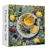 Floral Tea Talk Jigsaw Puzzle 1000 Pieces
