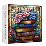 Seiten und Blumen Puzzle 1000 Stücke