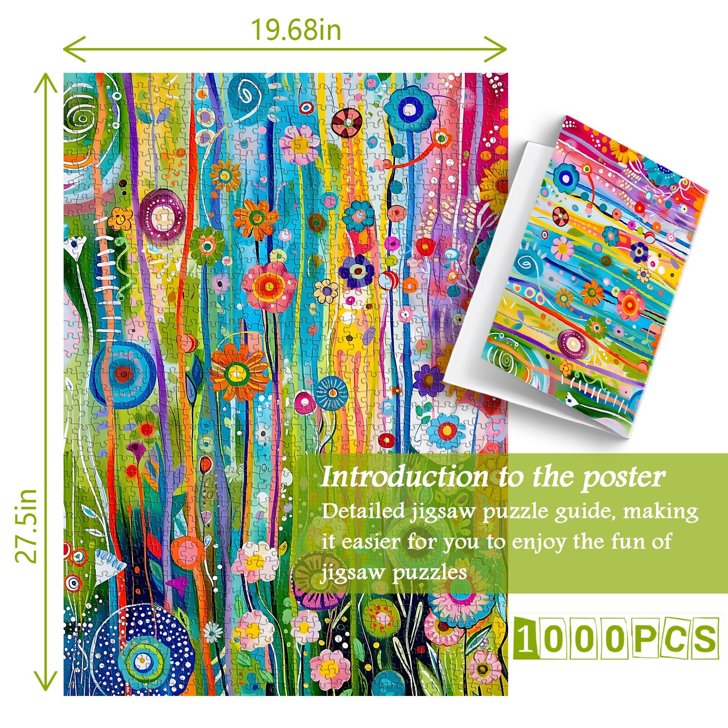 Blooms Freely Jigsaw Puzzle 1000 Pieces