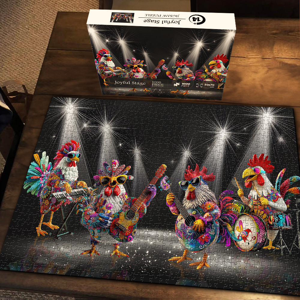 Freudiges Bühnenpuzzle 1000 Stücke