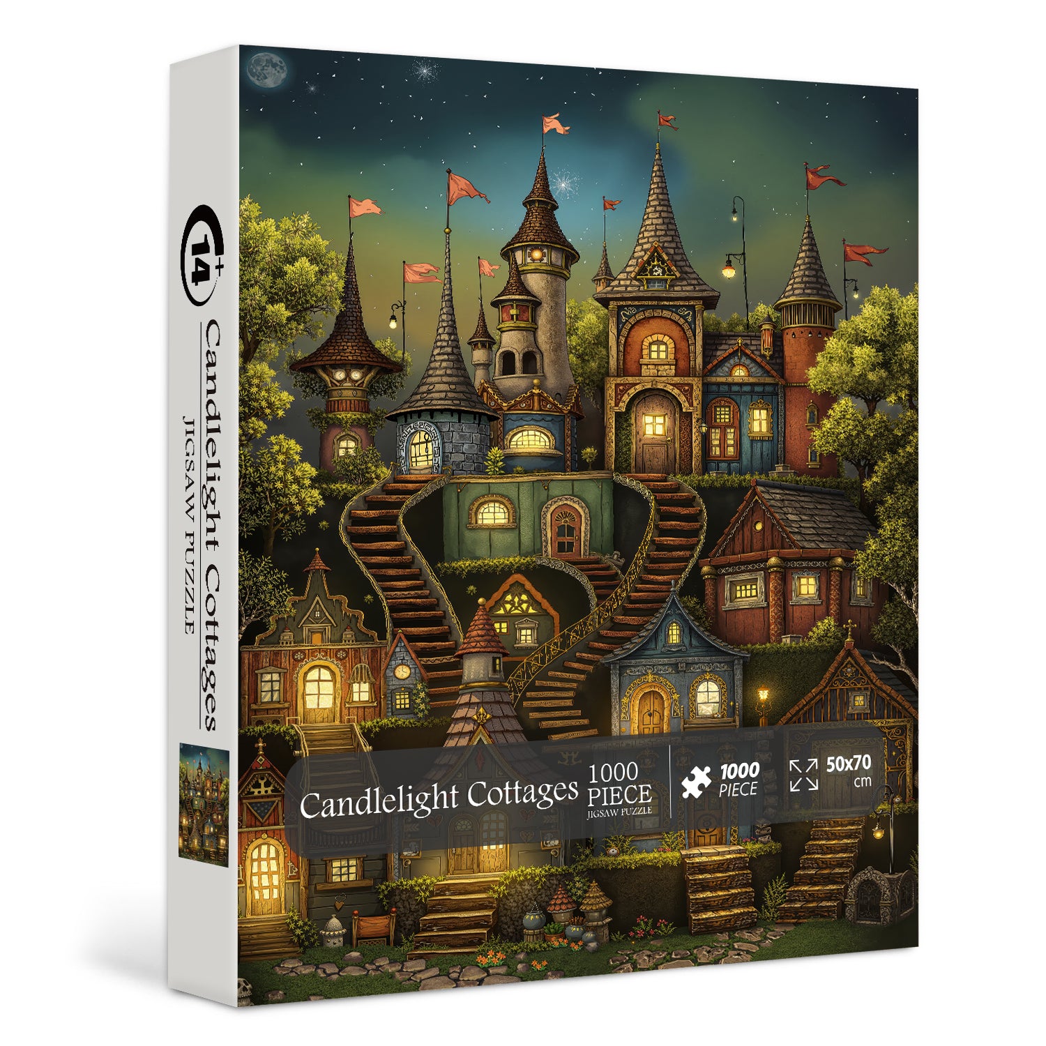 Candlelight Cottages Jigsaw Puzzle 1000 Pieces
