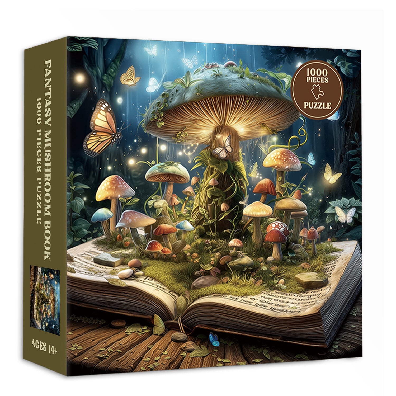 Fantasy Mushroom Book Jigsaw Puzzle 1000 Pieces