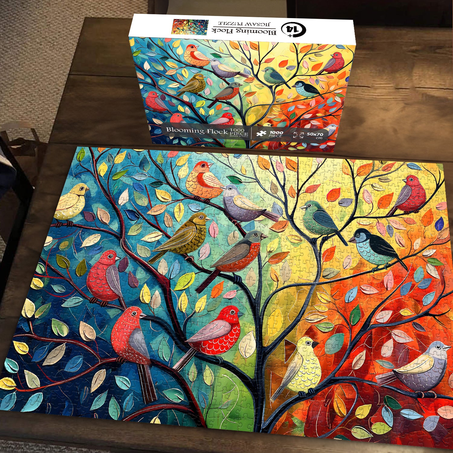 Blooming Flock jigsaw puzzle 1000 pieces