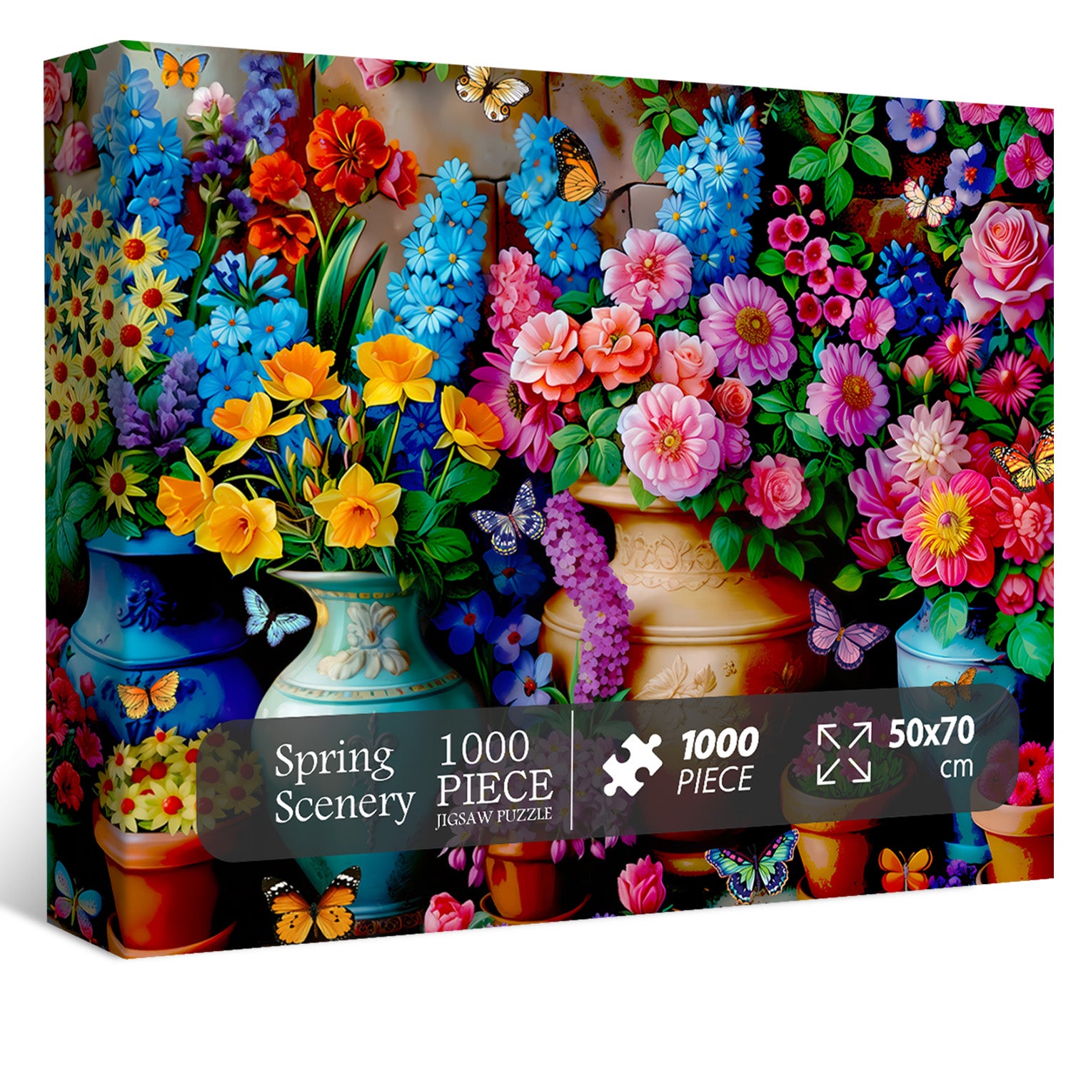 Frühlingslandschaftssäge Puzzle 1000 Stücke