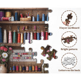 Buntes Nähschrank Puzzle 1000 Stücke