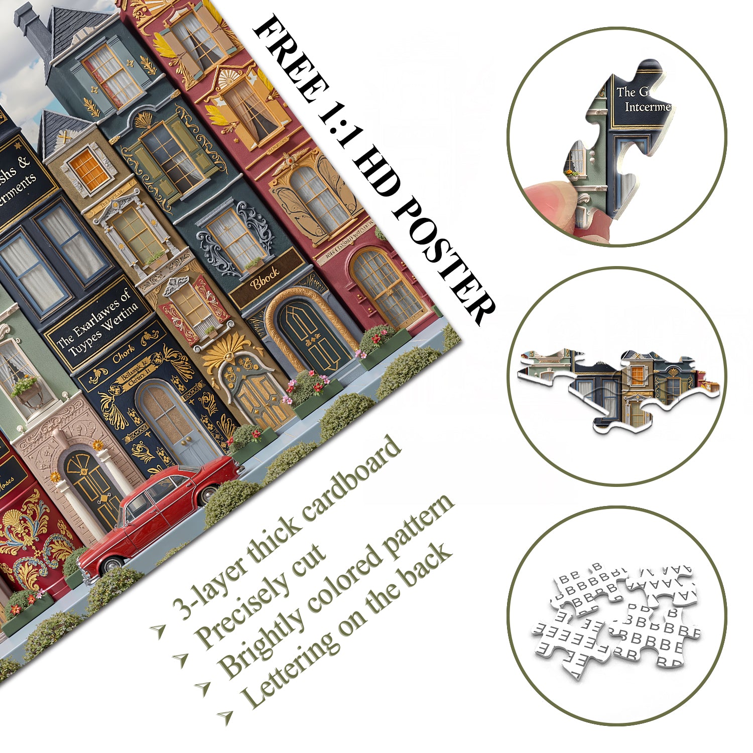 Literary Town Jigsaw Puzzle 1000 Pieces