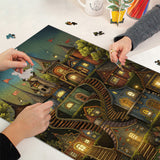Candlelight Cottages Jigsaw Puzzle 1000 Pieces