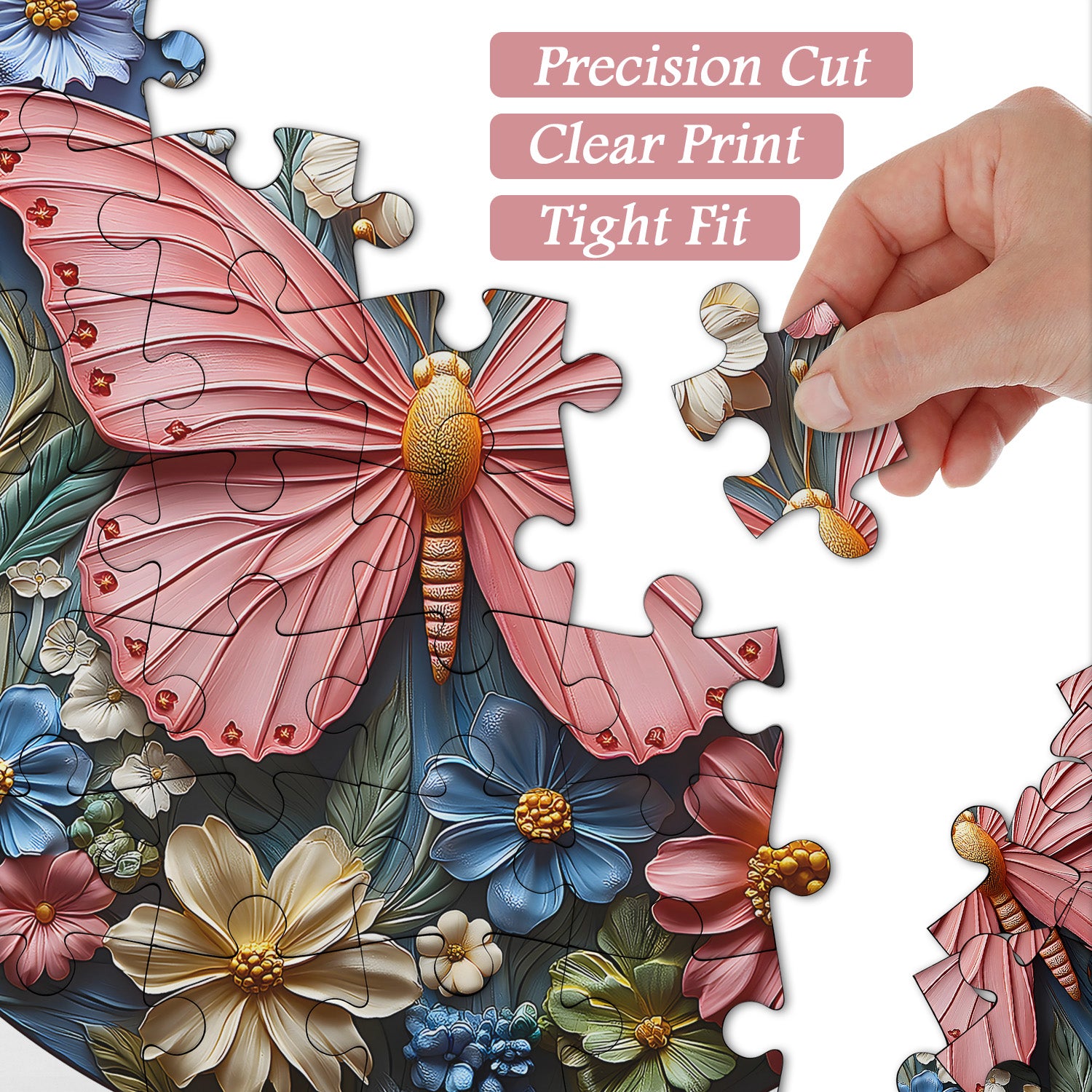 A Wing in Bloom Jigsaw Puzzle 1000 Pieces