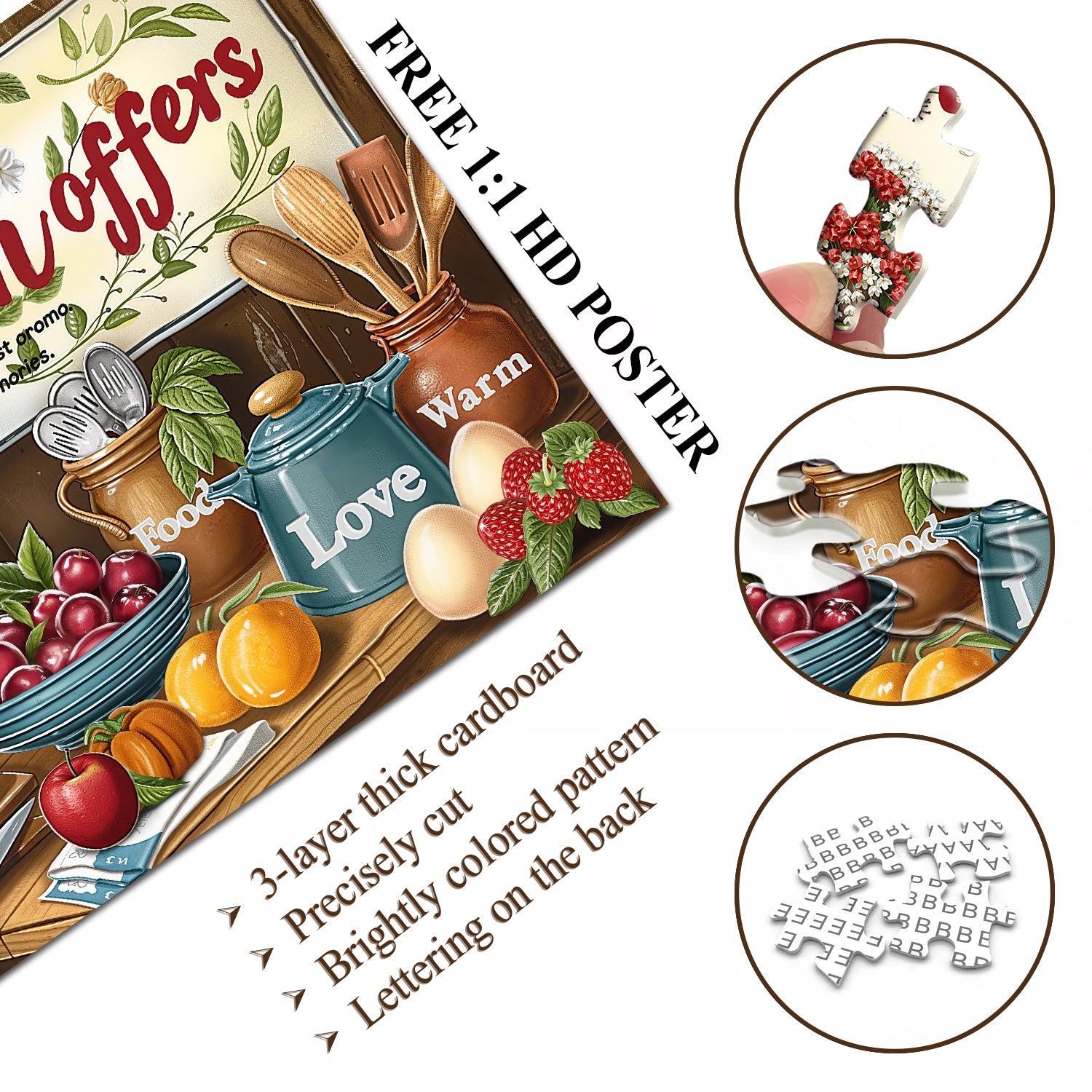 Cozy Kitchen Jigsaw Puzzle 1000 Pieces