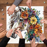 Blumenpferd Puzzle 1000 Stücke