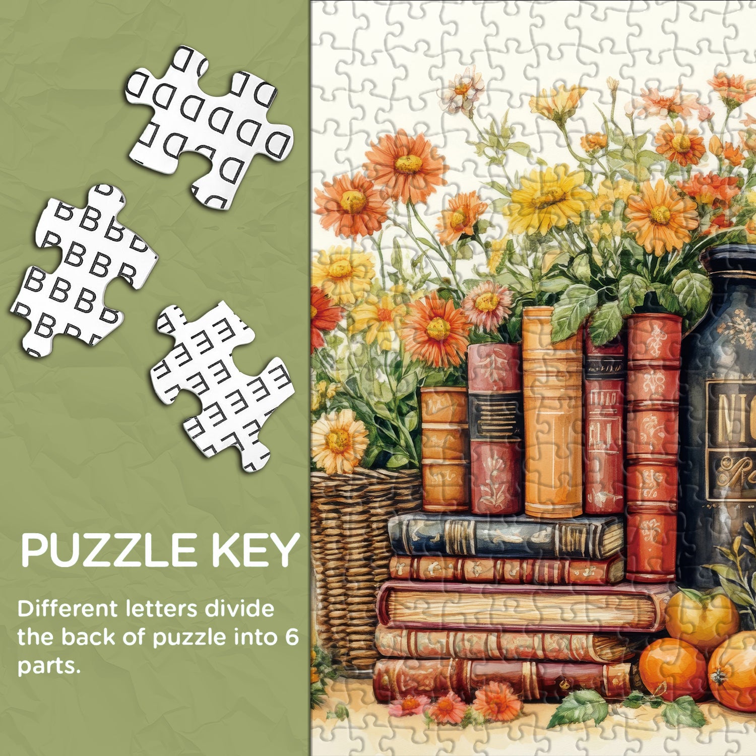 BookBlossom Jigsaw Puzzle 1000 Pieces