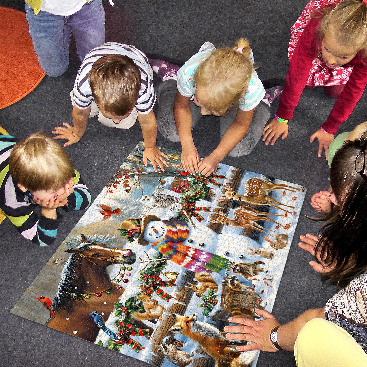 Christmas Animal Jigsaw Puzzles 1000 Pieces