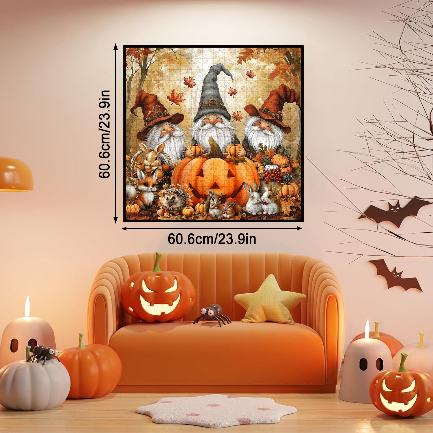 Gnome Harvest Party Jigsaw Puzzle 1000 Pieces
