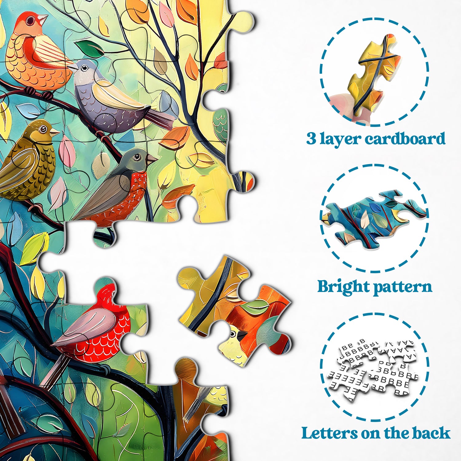Blooming Flock jigsaw puzzle 1000 pieces