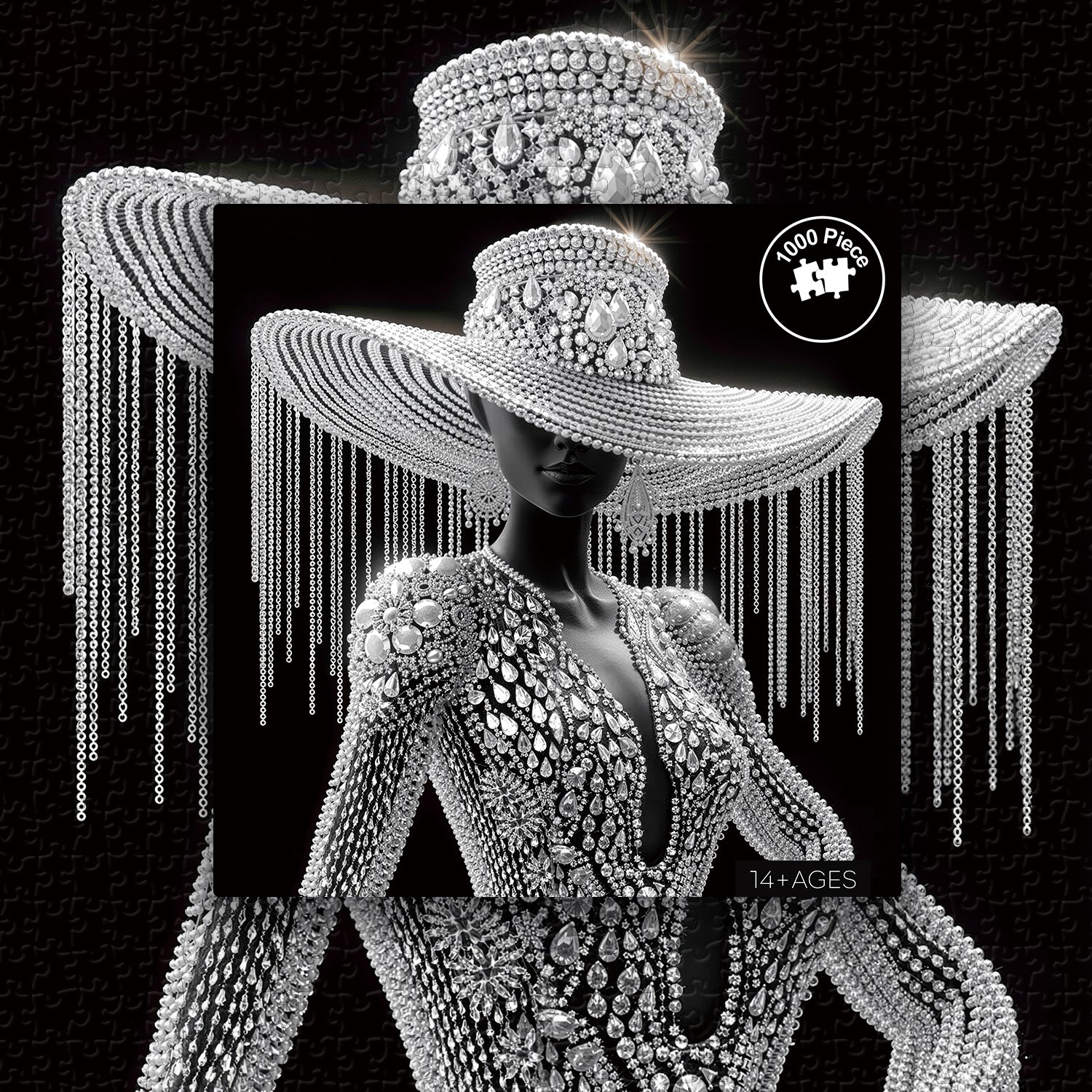 Gleaming Femme Jigsaw Puzzle 1000 Pieces