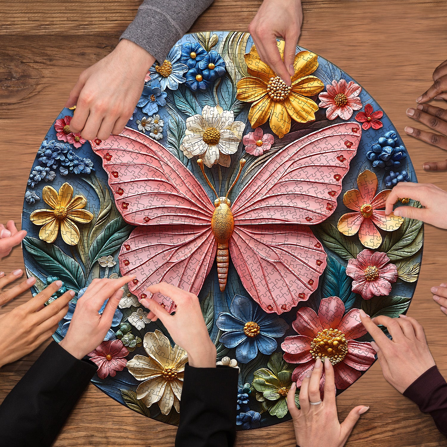 A Wing in Bloom Jigsaw Puzzle 1000 Pieces