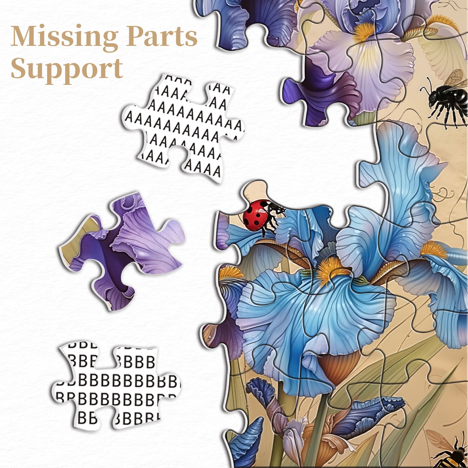 Spring Iris Jigsaw Puzzle 1000 Pieces