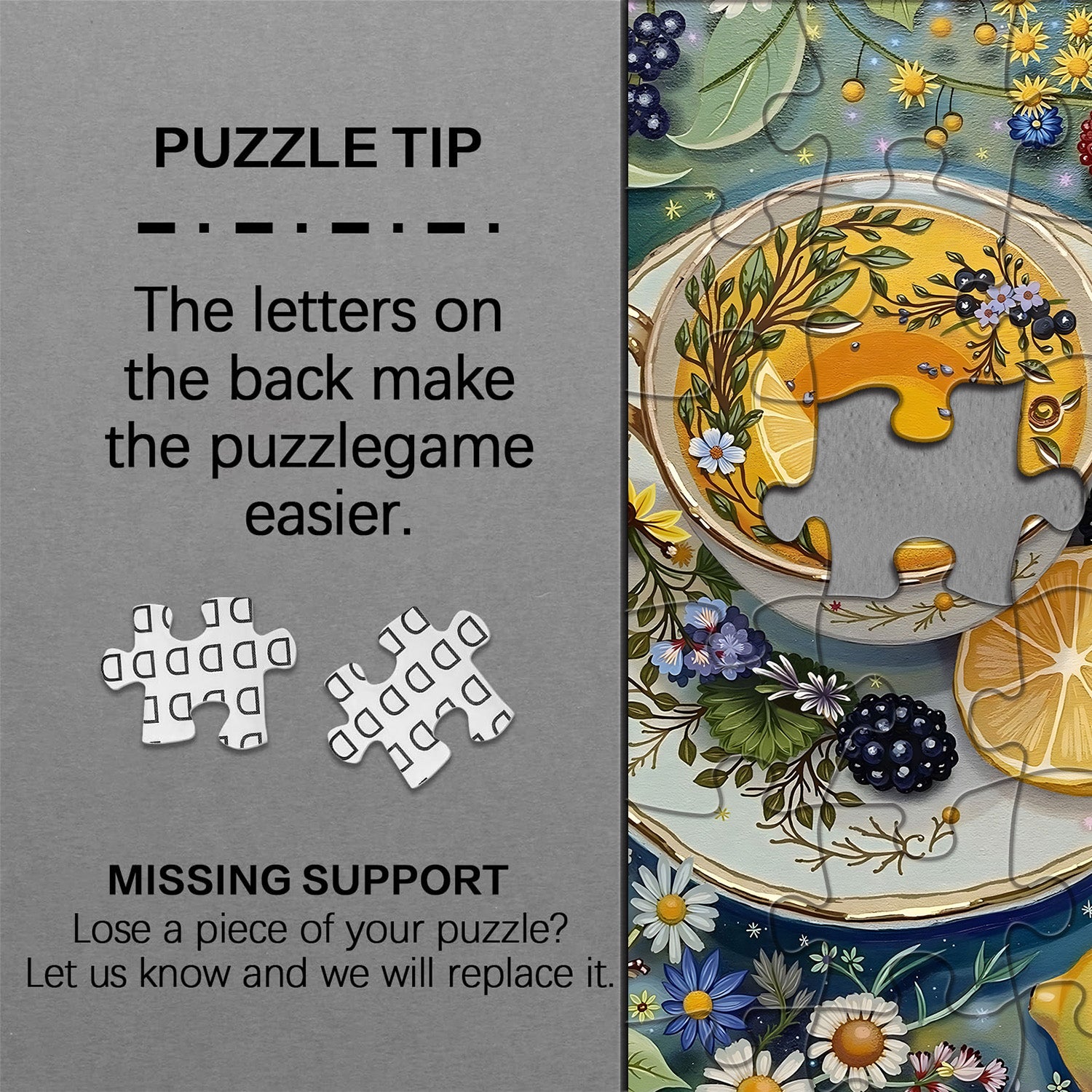 Floral Tea Talk Jigsaw Puzzle 1000 Pieces