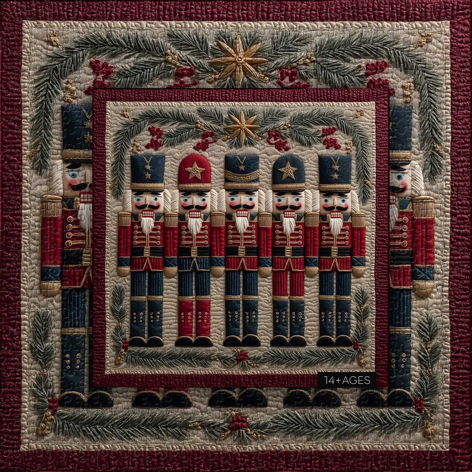 Christmas Nutcrackers Jigsaw Puzzle 1000 Pieces
