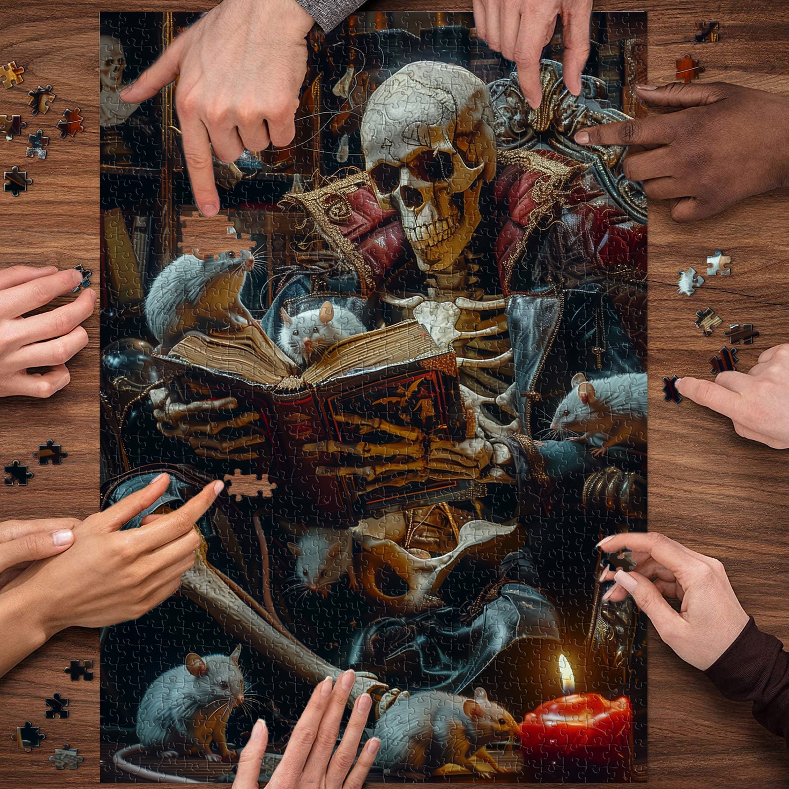 Puzzles für Schädel und Maus 1000 Stücke