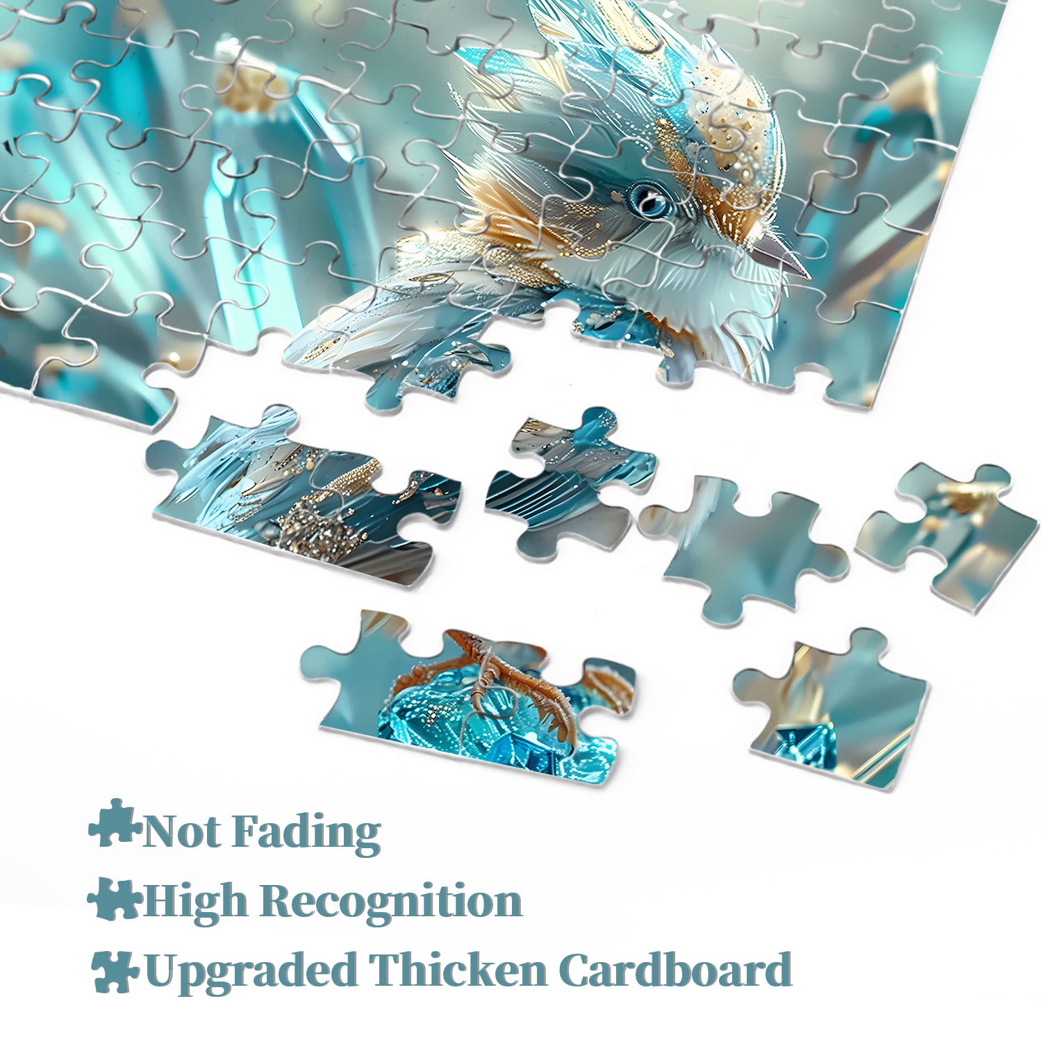 Crystal Feather Bird Jigsaw Puzzle 1000 Pieces