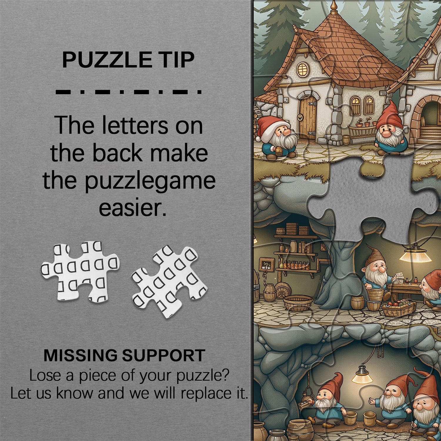 Gnome Home Jigsaw Puzzle 1000 Pieces
