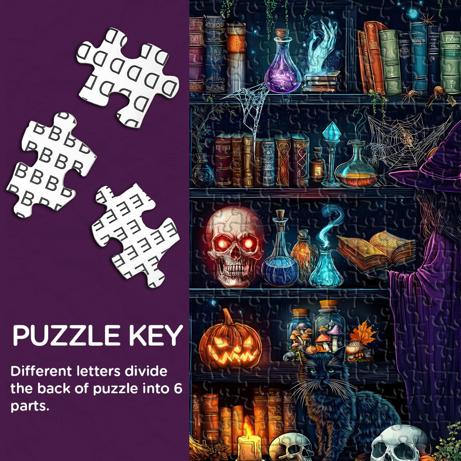The Witch's Shelf Jigsaw Puzzle 1000 Pieces