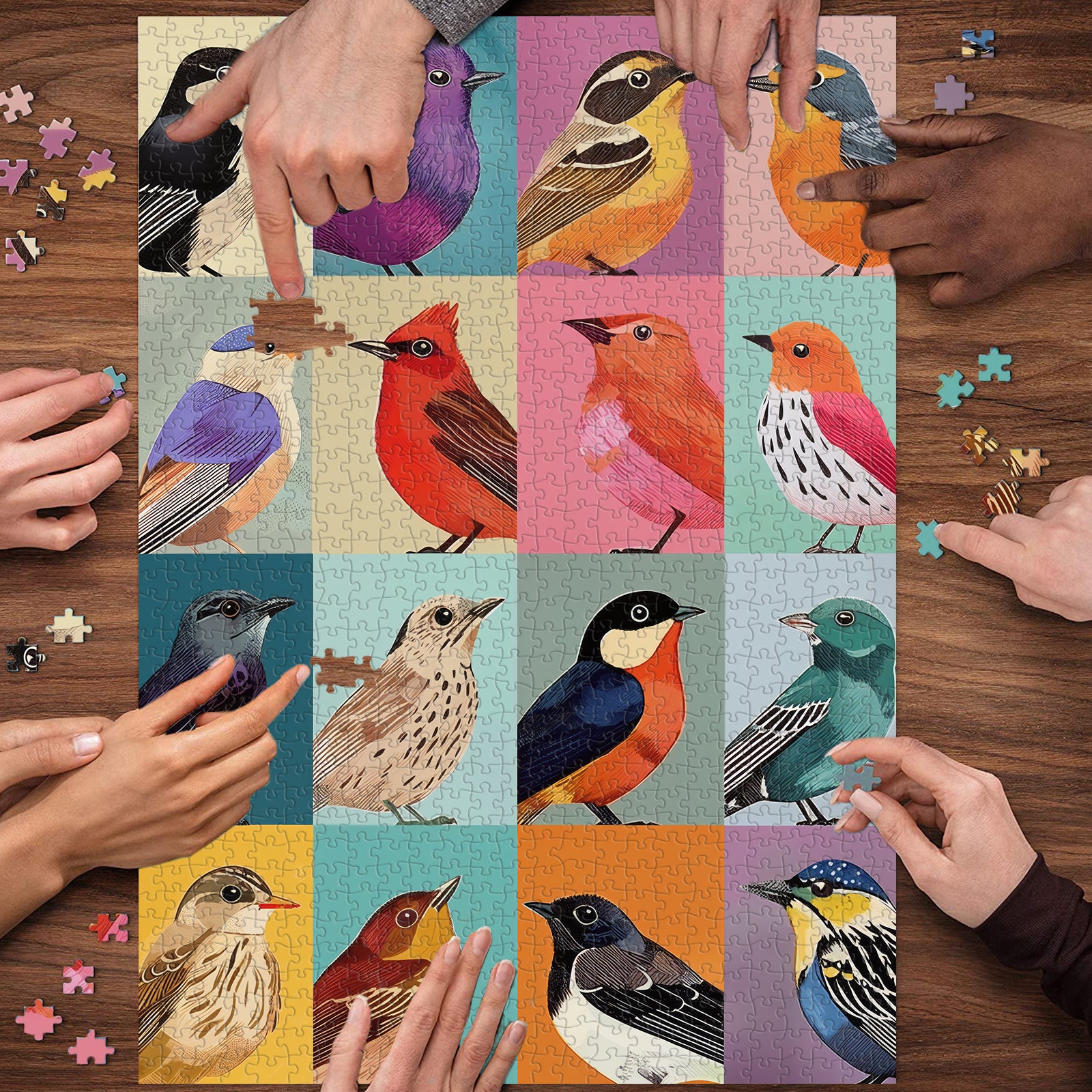 Avian Friends Jigsaw Puzzle 1000 Pieces