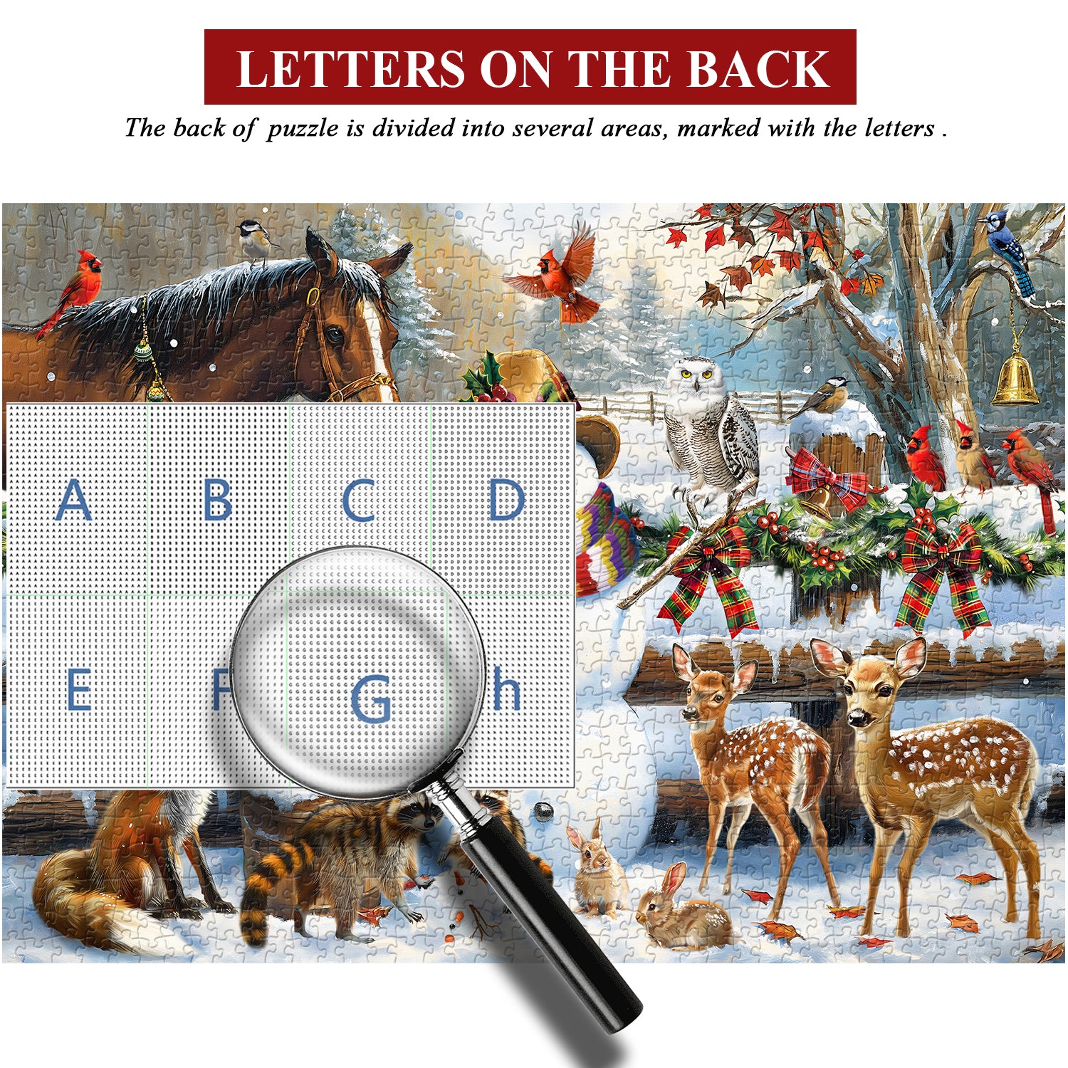 Christmas Animal Jigsaw Puzzles 1000 Pieces