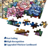 Seiten und Blumen Puzzle 1000 Stücke