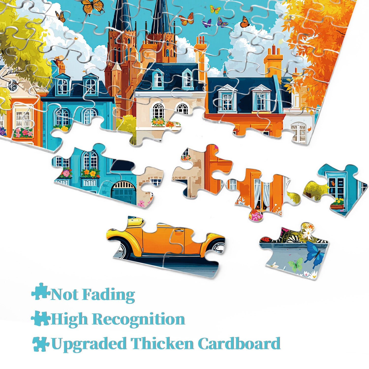 Autumn Street Jigsaw Puzzle 1000 Pieces