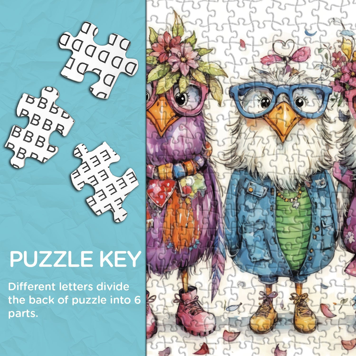 Stylish Chicks Jigsaw Puzzle 1000 Pieces