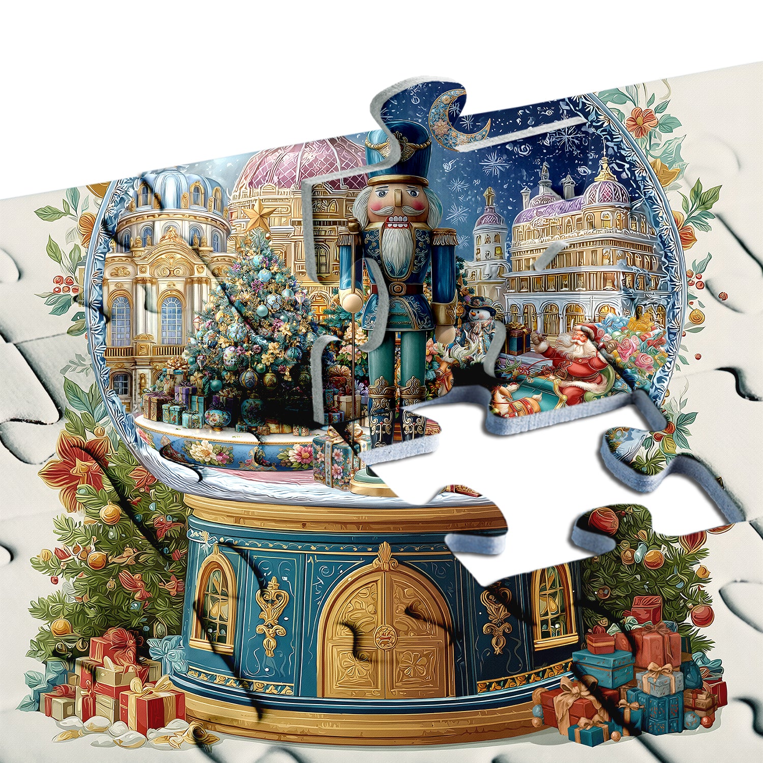 Christmas Nutcracker Globe Jigsaw Puzzle 1000 Pieces