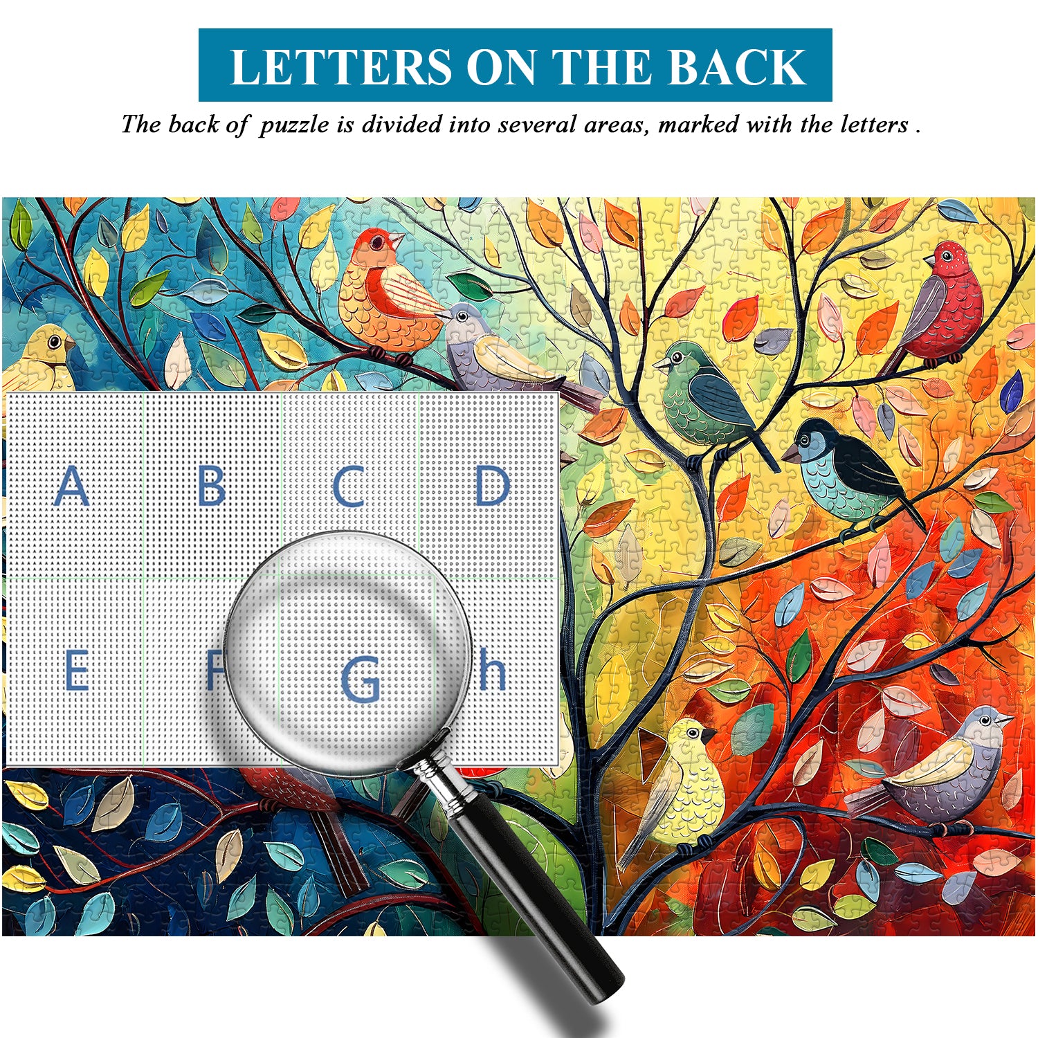 Blooming Flock jigsaw puzzle 1000 pieces