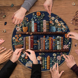 Floral Bookshelf Jigsaw Puzzles 1000 Pieces