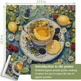 Floral Tea Talk Jigsaw Puzzle 1000 Pieces